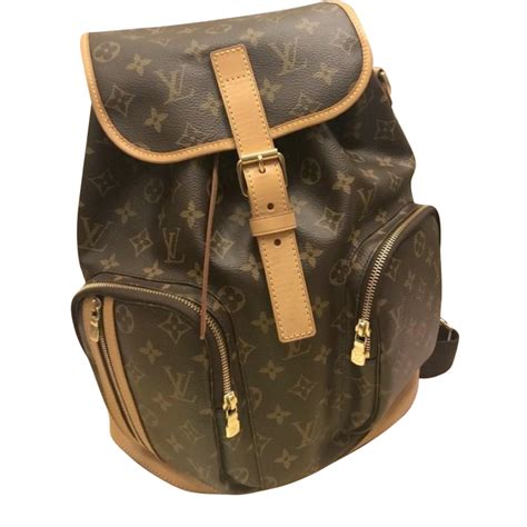 brown louis vuitton backpack.